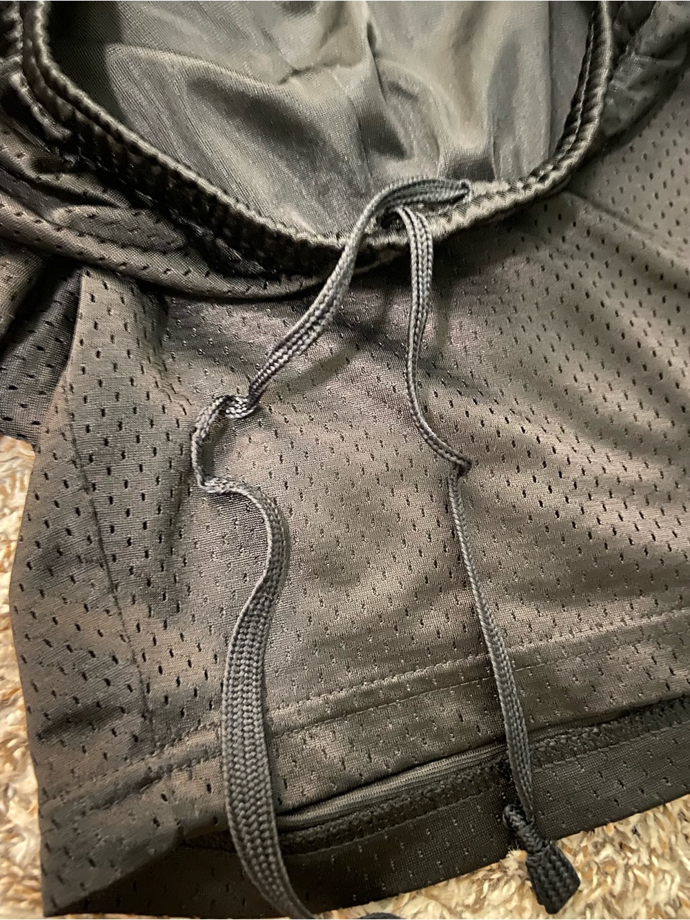 STARTER Men's Black Athletic Mesh Shorts - Picture 8 of 13